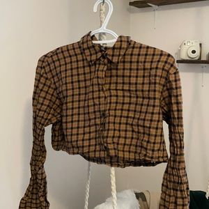 Cropped flannel